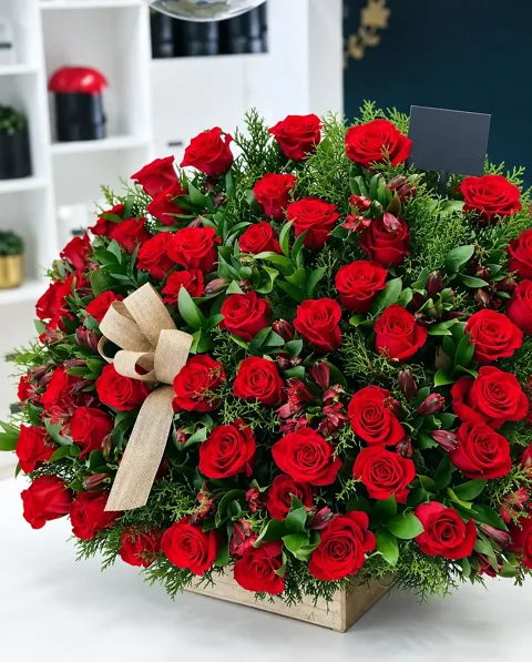 Rosas Rojas Rústicas